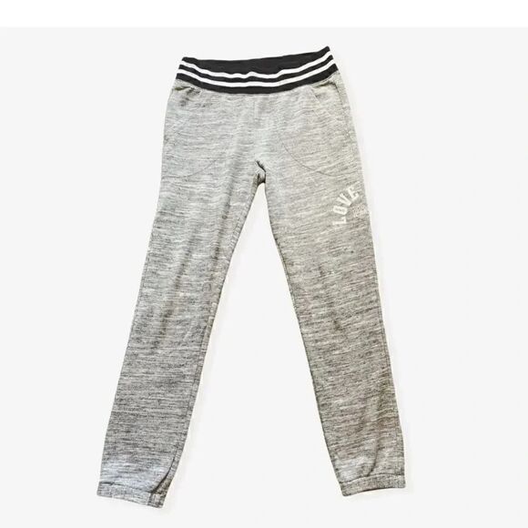 PINK Victoria's Secret Pants - Victoria Secret Pink Love Gray Women Jogger Pants SZ S